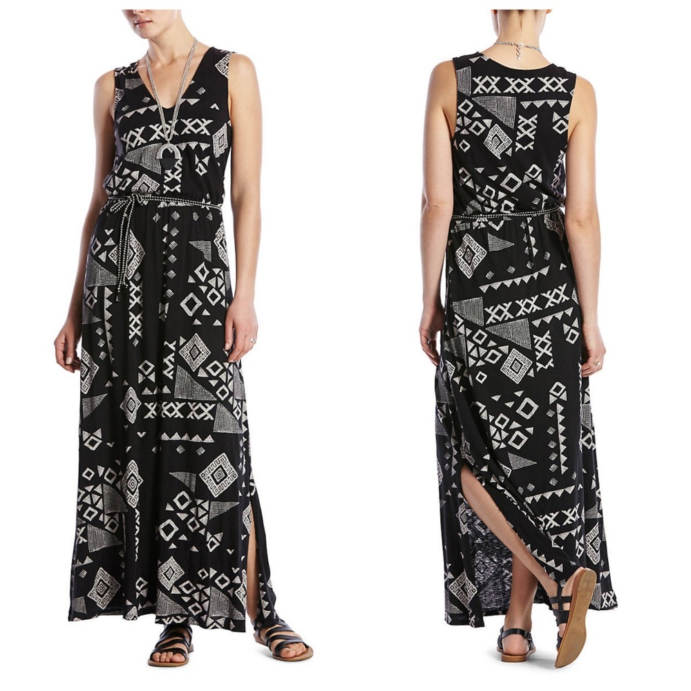Lucky Brand Gia Patchwork Maxi Dress